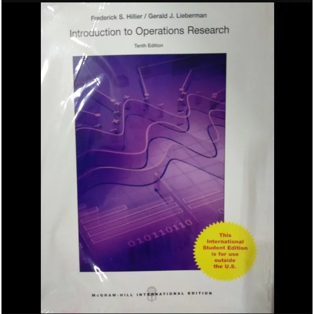 作業研究 原文書 Introduction to Operations Research 10th