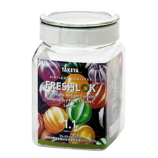現貨 日本製 透明密封罐 香料瓶｜1.1L/500ML TAKEYA 儲物罐 密封罐 收納罐 食品密封罐 富士通販