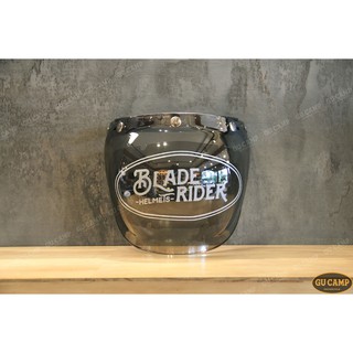 現貨GU CAMP騎士部品 Blade Rider Helmet 新品 泡泡鏡 bubble visor 透明薄電鍍銀