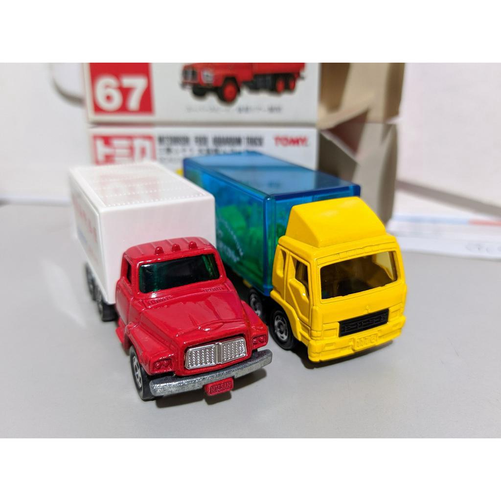 多美 tomy tomica 67 高速郵便車 69 三菱 Fuso 水族館 日本製 紅盒 日製 紅標