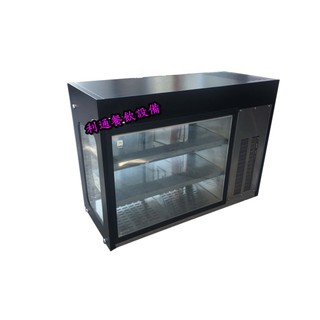 《利通餐飲設備》ＬＥＤ管冷型 桌上型方形展示櫃 冷藏展示櫃 桌上型展示冰箱