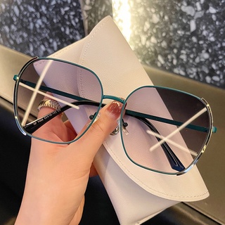 2022新款網紅太陽鏡男女韓版方形橢圓墨鏡個性防紫外線眼鏡