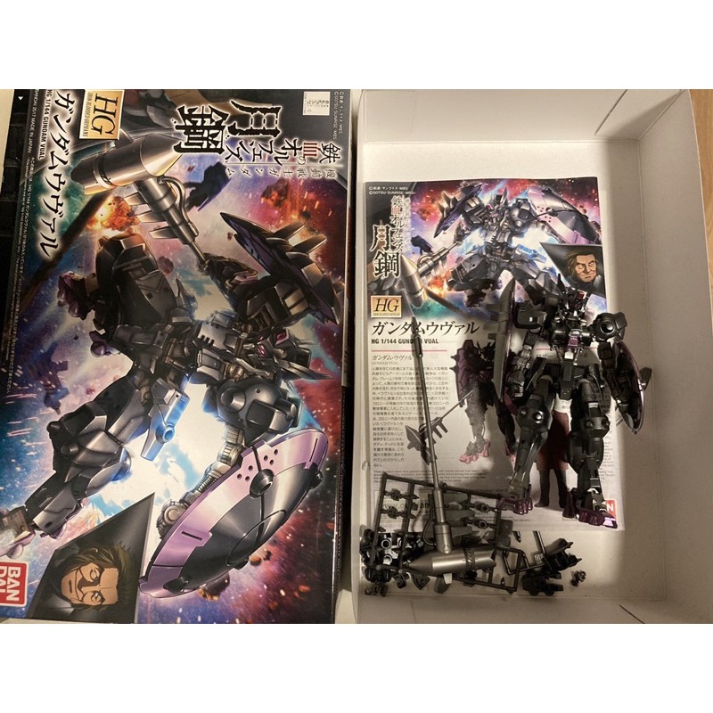 Hg 鋼彈鐵血遺孤月鋼gundam Vual 噴塗完成品 蝦皮購物