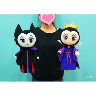 【迪士尼】全新正版授權 黑魔女 壞皇后 娃娃 約40公分 白雪公主 睡美人 反派 Q版 可愛 皮克斯 蒐藏