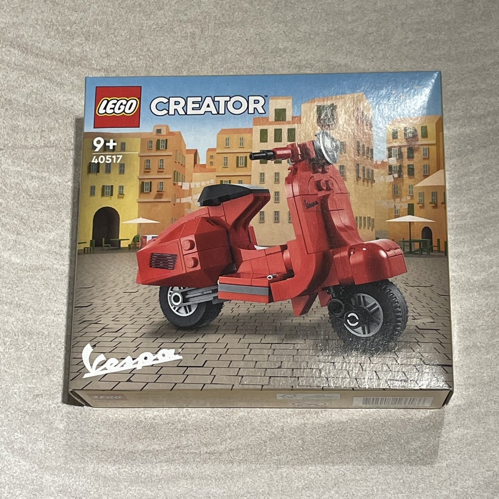 -胖達人-正版現貨有發票 LEGO 樂高 40517 偉士牌 Vespa 小偉士 10298 紅色機車 機車 摩托車