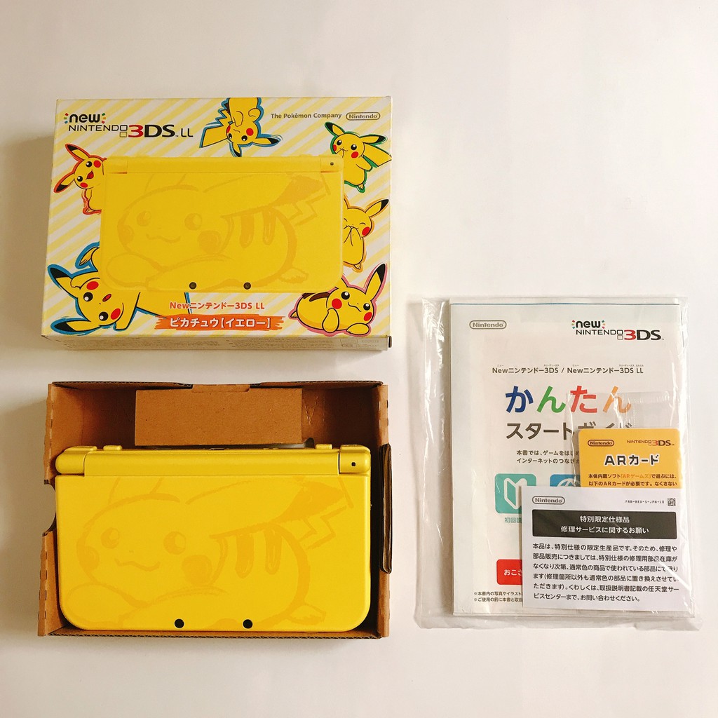 任天堂 Nintendo new 3DSLL 2DS 神奇寶貝 精靈寶可夢 皮卡丘限定機 黃版 日規主機
