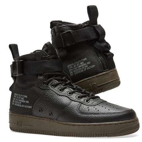 air force 1 utility mid black