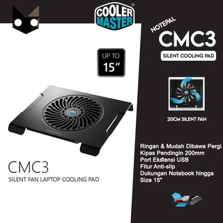 全新 COOLER MASTER NOTEPAL CMC3 風扇筆記本電腦散熱墊大靜音