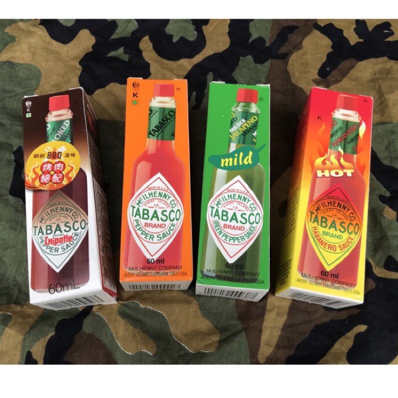 TABASCO 辣椒水 紅椒汁 哈巴尼羅辣椒汁 青辣椒汁 煙燻辣椒汁 辣椒汁 塔巴斯可 沙拉 pizza 比薩辣椒