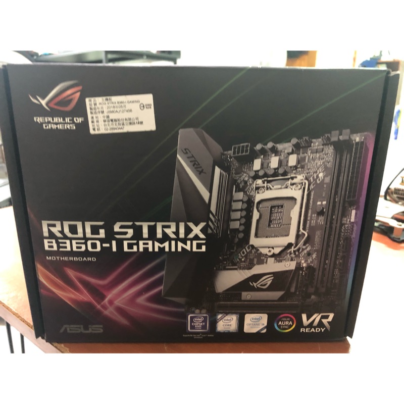 Asus b360i gaming itx