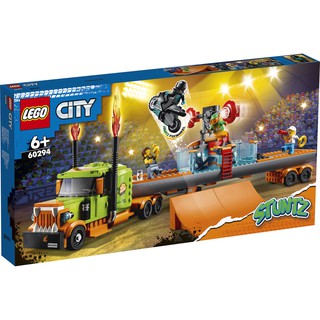 [大王機器人] 樂高 LEGO 60294 CITY 城市系列 特技表演卡車 飛輪驅動特技摩托車