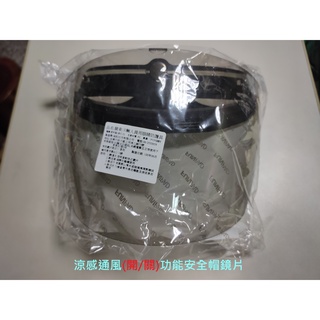 安全帽通風鏡片 臺灣製造 頭髮透氣 抗UV護目鏡 三扣式專用 防紫外線 防水安全鏡片