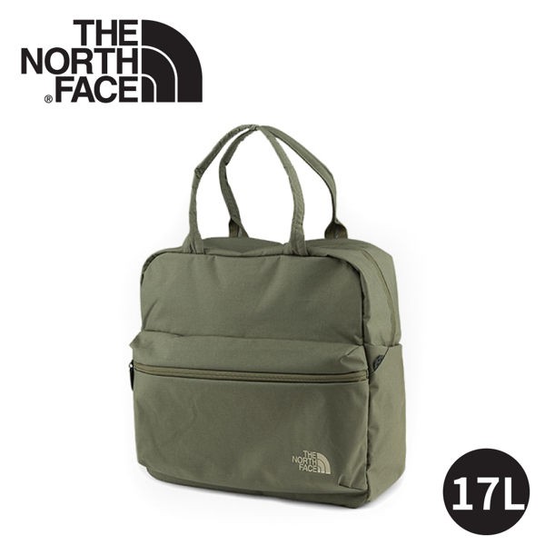 【The North Face METRO TOTE耐磨帆布多功能背提包17L《綠》】3RHR/手提包/旅行袋/悠遊山水