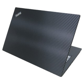【Ezstick】Lenovo ThinkPad T14 Gen2 黑色卡夢紋 機身貼 (含上蓋貼、鍵盤週圍貼、底部貼)