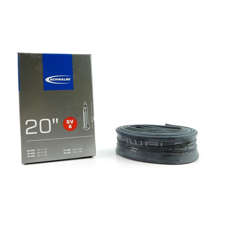 Schwalbe SV6 20" 28/40-406 折疊自行車內胎 法式 氣嘴長度40mm