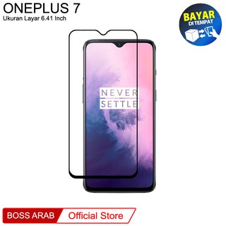 LAYAR 鋼化玻璃 Full OnePlus 7 黑色防刮玻璃螢幕保護膜