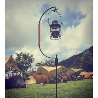 【CampingBar】鉄 Iron Work 天弓營燈柱 燈架 汽化燈架 鐵架 造型燈架