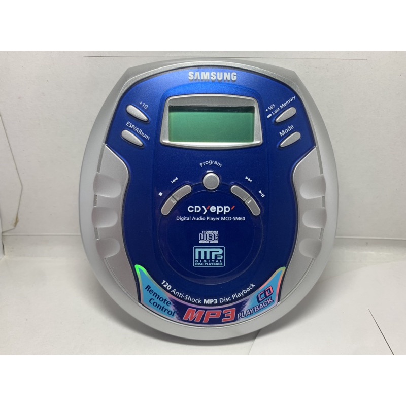 近全新未使用三星 Samsung CD YEPP Digital Audio Player MCD-SM60 CD隨身聽