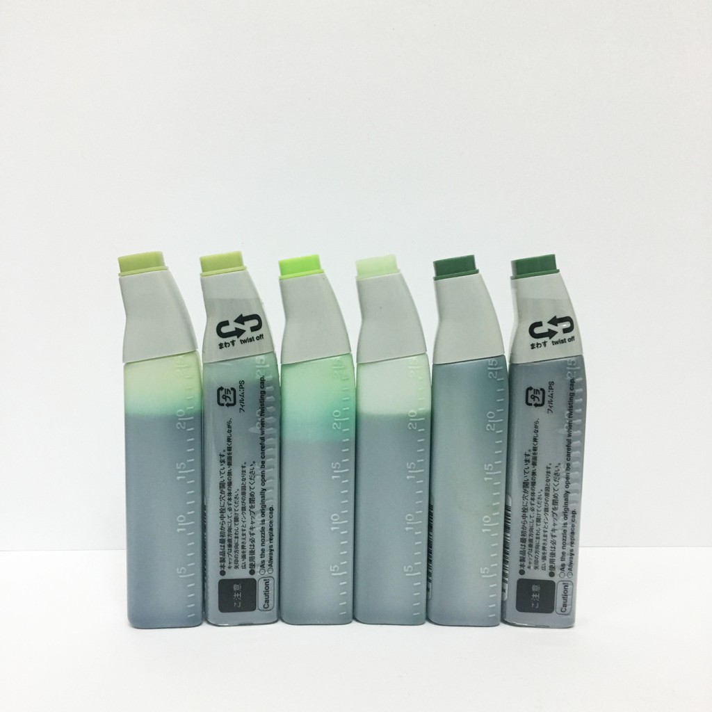 日本 COPIC 麥克筆 專用 補充 墨水 黃綠YG 綠G 系列 補充液