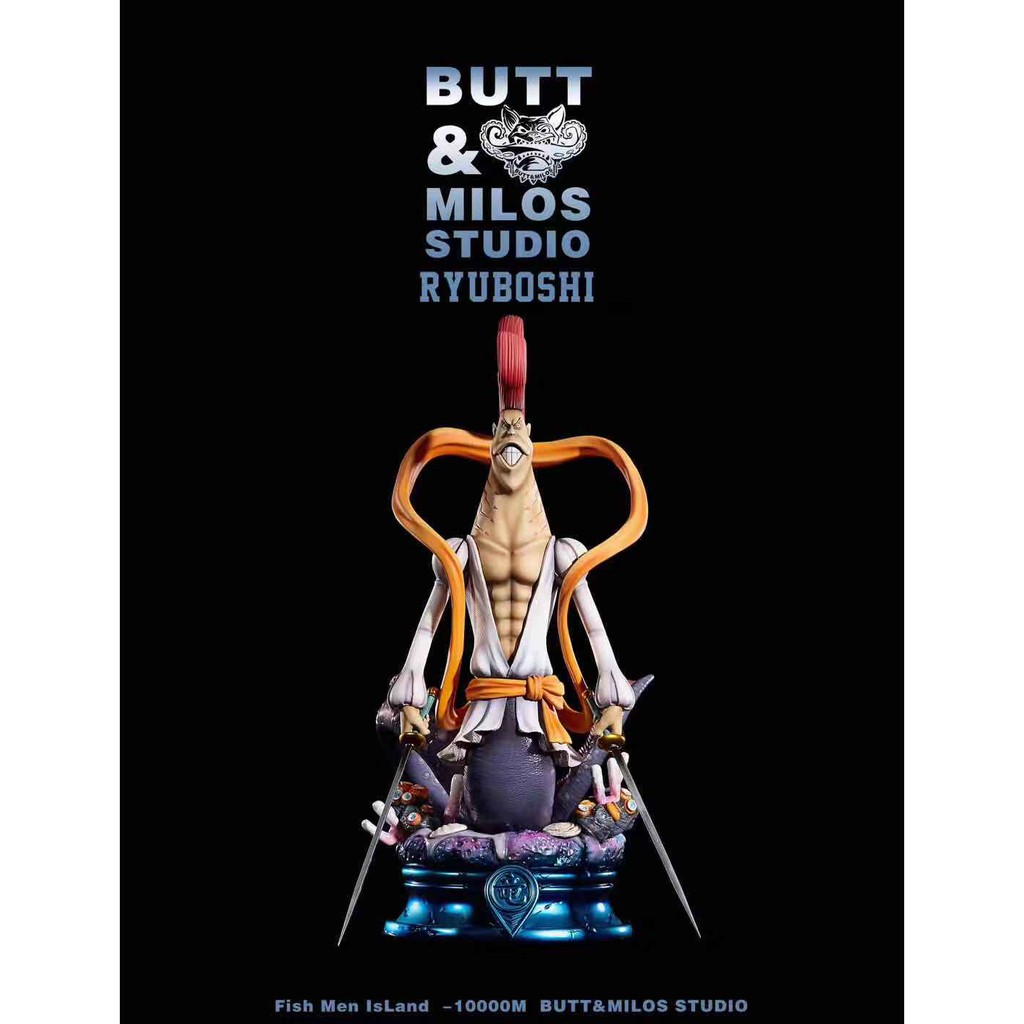 潮玩模王 海賊王gk Butt Milos Studio 魚人島龍宮城與魚人街 蝦皮購物