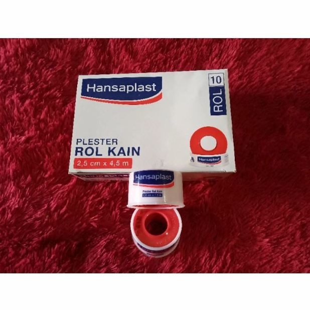 (預購) 1盒10個 Hansaplast Roll Tape 2,5cm x 4,5m 印尼萬用膠帶 防水透氣彈性膠帶
