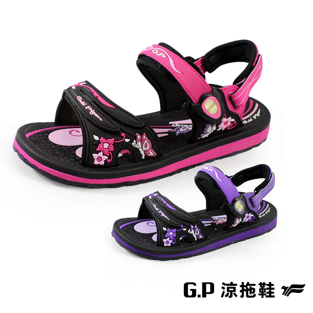 G.P涼拖鞋 花系列高彈性舒適兩用涼拖鞋(G1657W)  官方直營 官方現貨