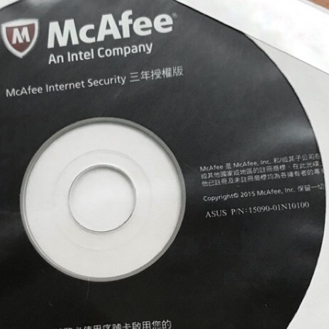 McAfee internet Security 三年授權版(單原廠序號或光碟片+序號)