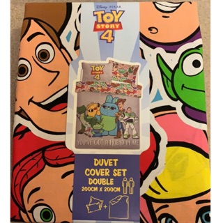 英國 Disney 迪士尼 玩具總動員 toy story 玩總 枕頭套+被套 雙人 單人 現貨 材質請參考圖三