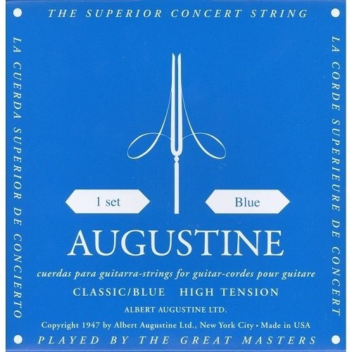 AUGUSTINE 奧古斯丁 古典吉他弦 藍色 Classic Blue 高音中張 低音高張  -【他,在旅行】