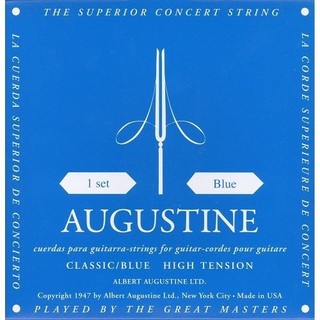 AUGUSTINE 奧古斯丁 古典吉他弦 藍色 Classic Blue 高音中張 低音高張 -【他,在旅行】