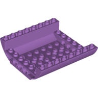 【小荳樂高】 LEGO 中間紫色 8x8x2 飛機/機艙體(下) Slope Curved 6112211 54091