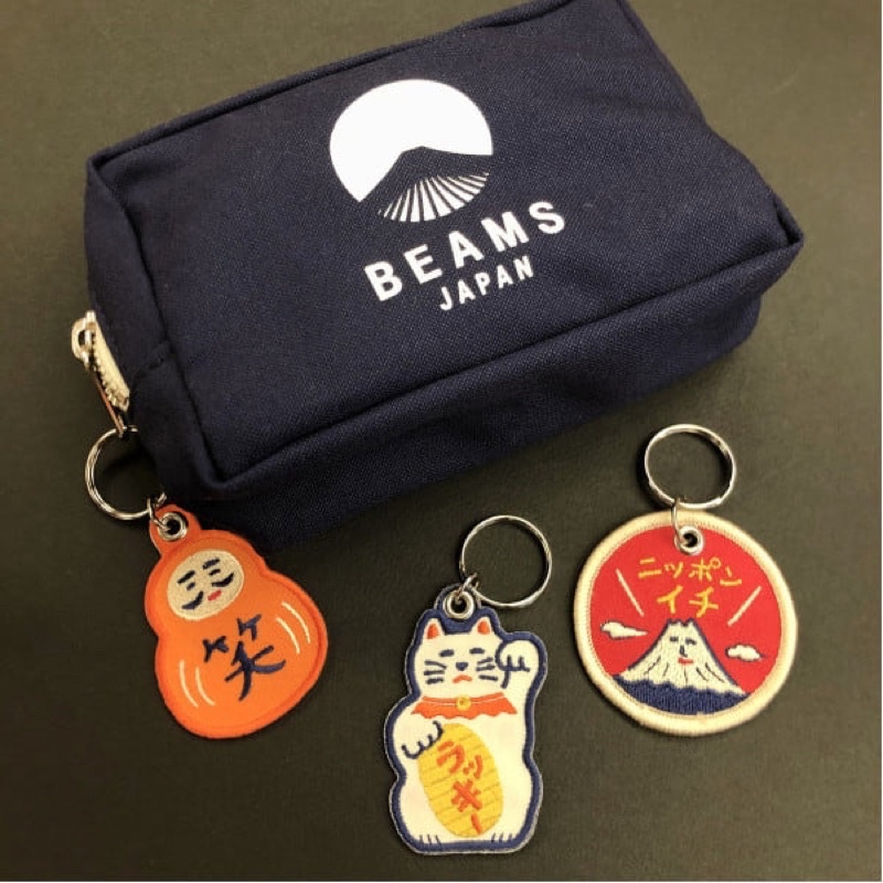 「預購」Beams Japan日本代表刺繡縁起物、鑰匙圈《下單先私訊✉️》