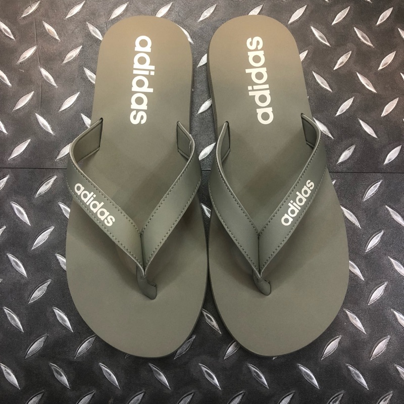 墨綠/米白 adidas EEZAY FLIP FLOP