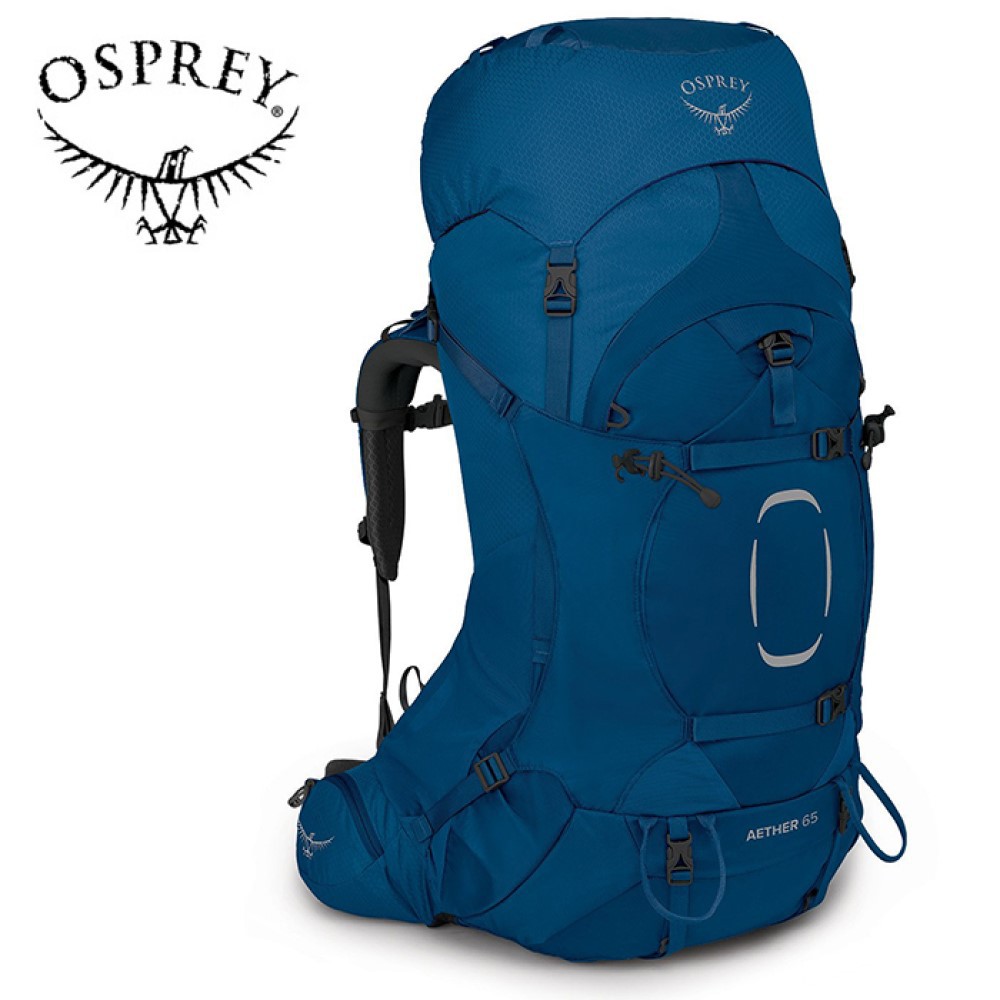 [阿爾卑斯戶外] 美國 OSPREY AETHER 65 登山背包 深海藍 10002875