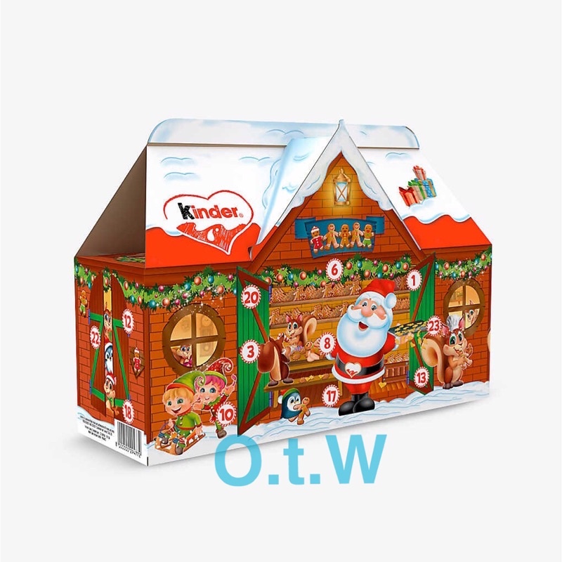 【O.t.W】預購！Ferrero Kinder 健達牛奶巧克力耶誕倒數日曆24入(234g) $1300↘$969