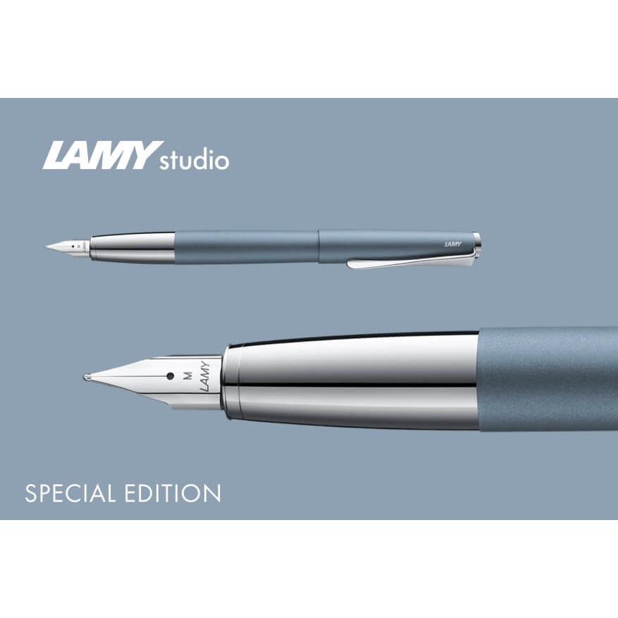 LAMY STUDIO 2020 冰河藍 鋼尖 鋼筆