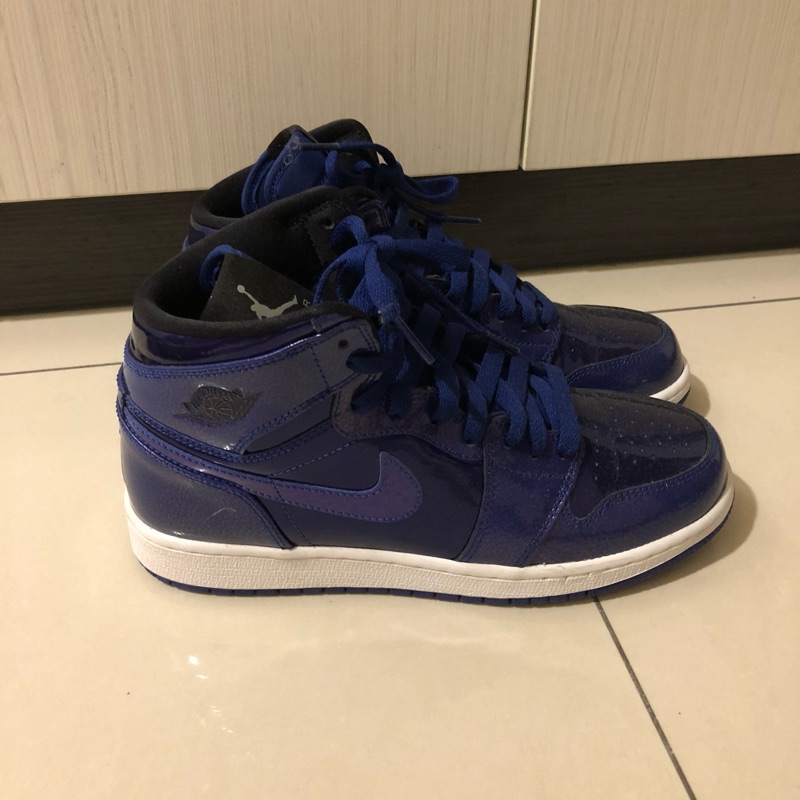 Nike Air Force 漆皮高筒球鞋 UK5.5