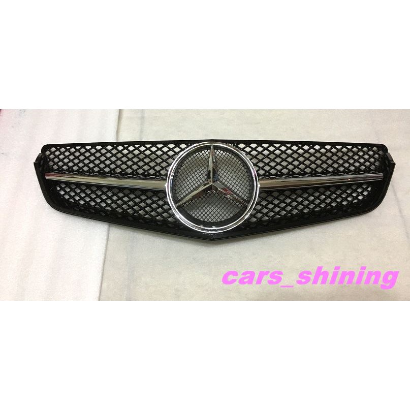 cars_shining 全新 賓士 W207 E200 E250 E350 雙門 couple 水箱罩 黑 精品