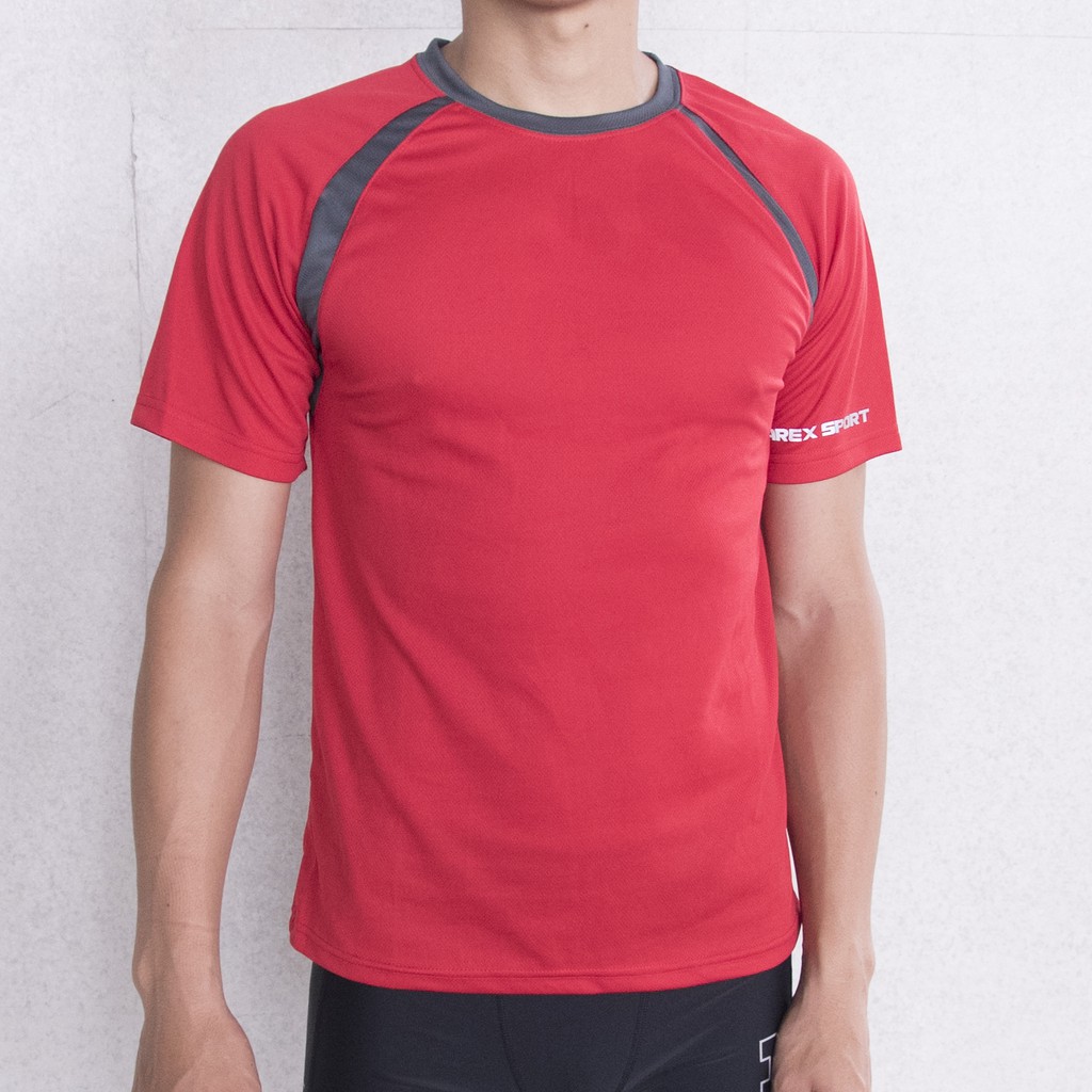AREX SPORT 男排汗休閒機能跑步運動上衣