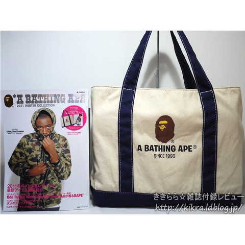 日本雜誌附錄 A Bathing Ape 手提包 單肩包 托特包 購物袋 手提袋 AAPE