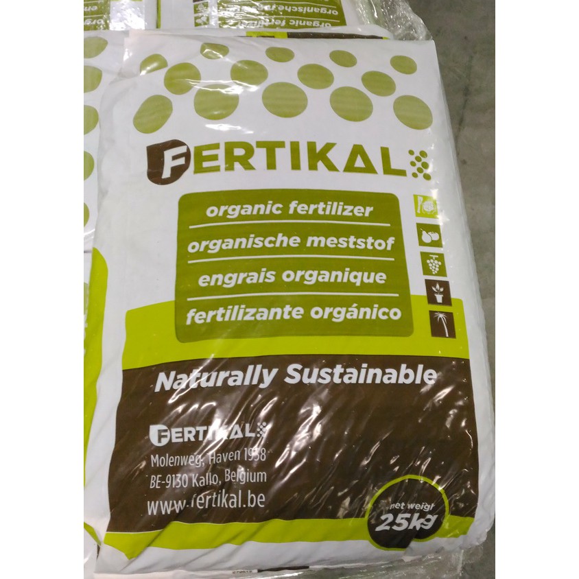 有機肥 Fertikal 比利時原裝進口 有機質肥料 25公斤 原裝包 (下標前請先詢問運費)