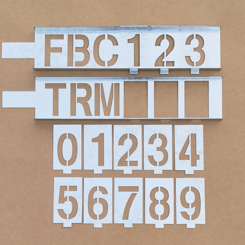 客製化 噴漆板 鏤空數字 噴漆範本 噴號字體模具 空心號碼牌 鐵皮自噴漆字母印字 字模