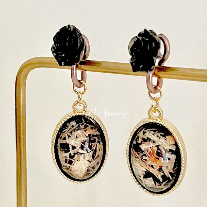 （現貨）🌼凡爾賽🌼歐美/玫瑰/垂墜/小眾/宮廷/復古/女生/配件/穿搭/飾品/耳環/耳飾/耳針/手工耳夾/垂墜/耳夾