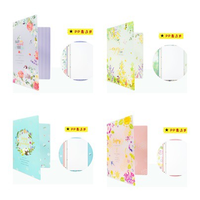 B5/18K 花漾26孔PP塑鋼夾.檔案夾.活頁筆記夾.多孔資料夾 KPNB-068