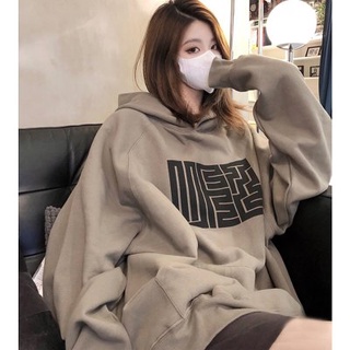 防風 保暖秋冬新款長袖套頭連帽衛衣女韓版時尚炸街寬松oversize上衣外套潮MA100A.2742胖胖美依
