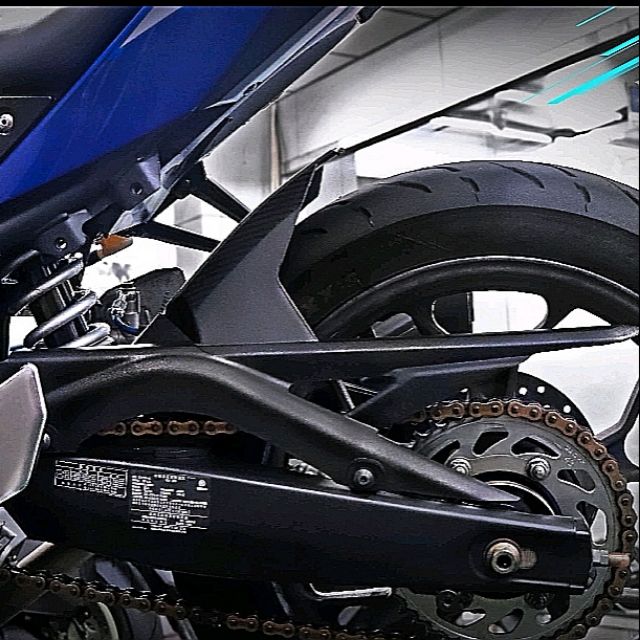 『XZ』MOS 卡夢壓花後土除 一體式鏈條上護蓋 YZF-R3/MT-03