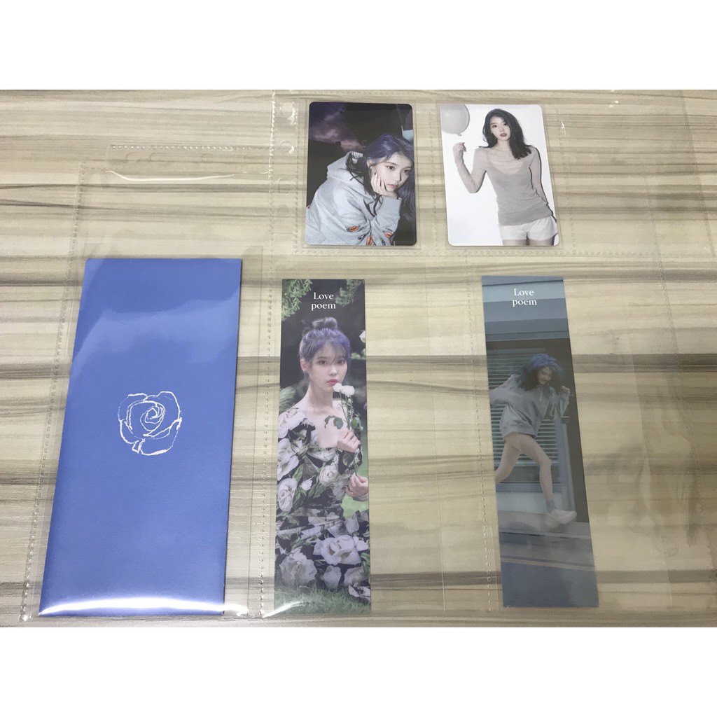【新增現貨、拆售】IU Love Poem專輯的 官方小卡 書籤