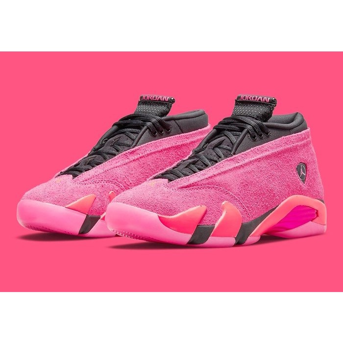 【S.M.P】Nike Air Jordan 14 Low Shocking Pink 女 DH4121-600