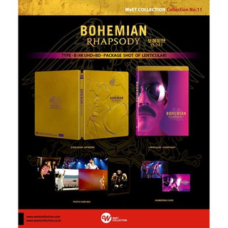 [藍光先生4K] 波希米亞狂想曲 UHD + BD 雙碟閃卡鐵盒B版 Bohemian Rhapsody