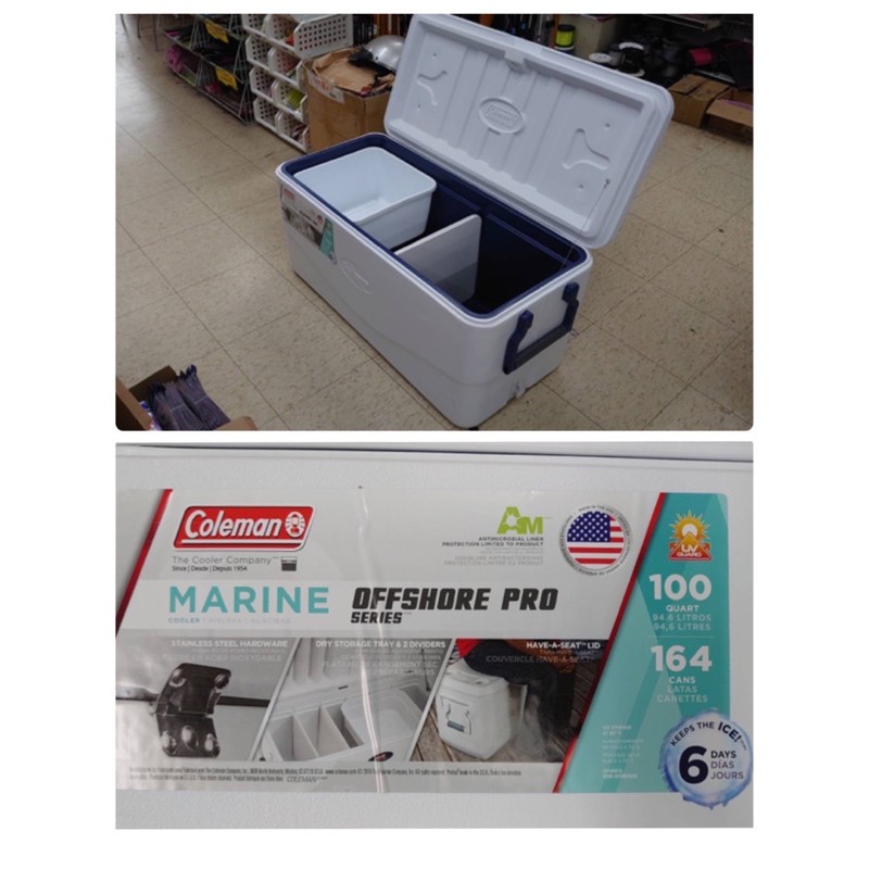 《🌟荒野釣具🌟》美規頂規6日保鮮 COLEMAN 100L 冰箱
